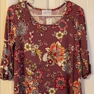 French Grey Lenore Brushed Knit Dress BNWT